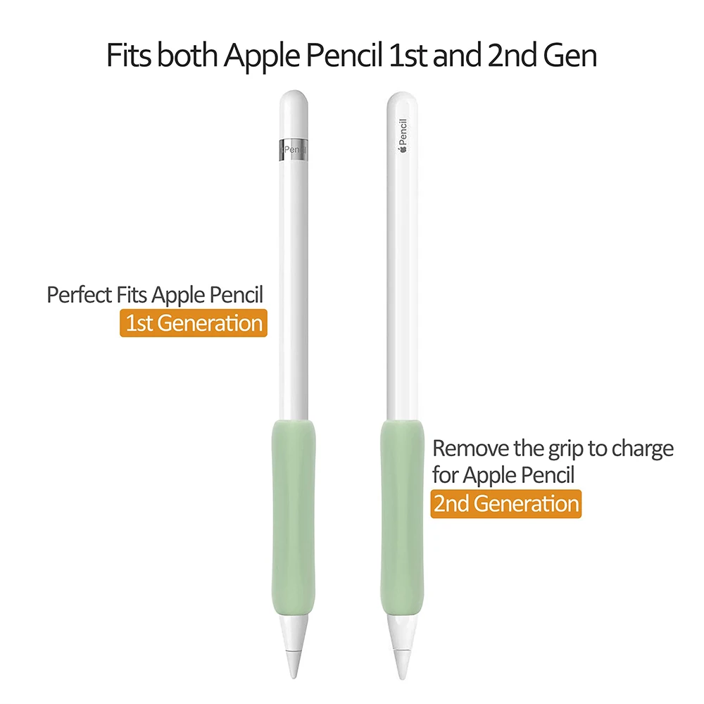For Apple Pencil case Universal Soft Silicone Non-slip protection Case 1st 2nd Generation apple pen Accessories |