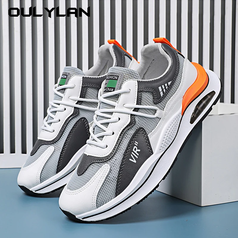Дышащие Классические мужские кроссовки для бега удобная сетчатая обувь улицы