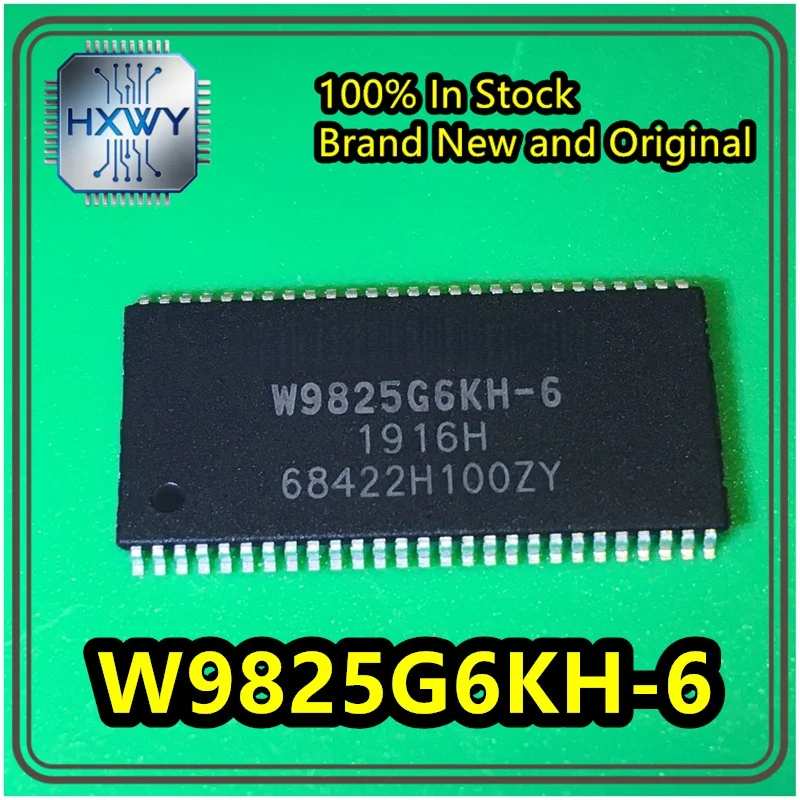 Фото (1/5 шт.) W9825G6KH-6 W9825G6KH TSOP-54 256Mbit чип памяти RAM, новый, оригинальный, в наличии