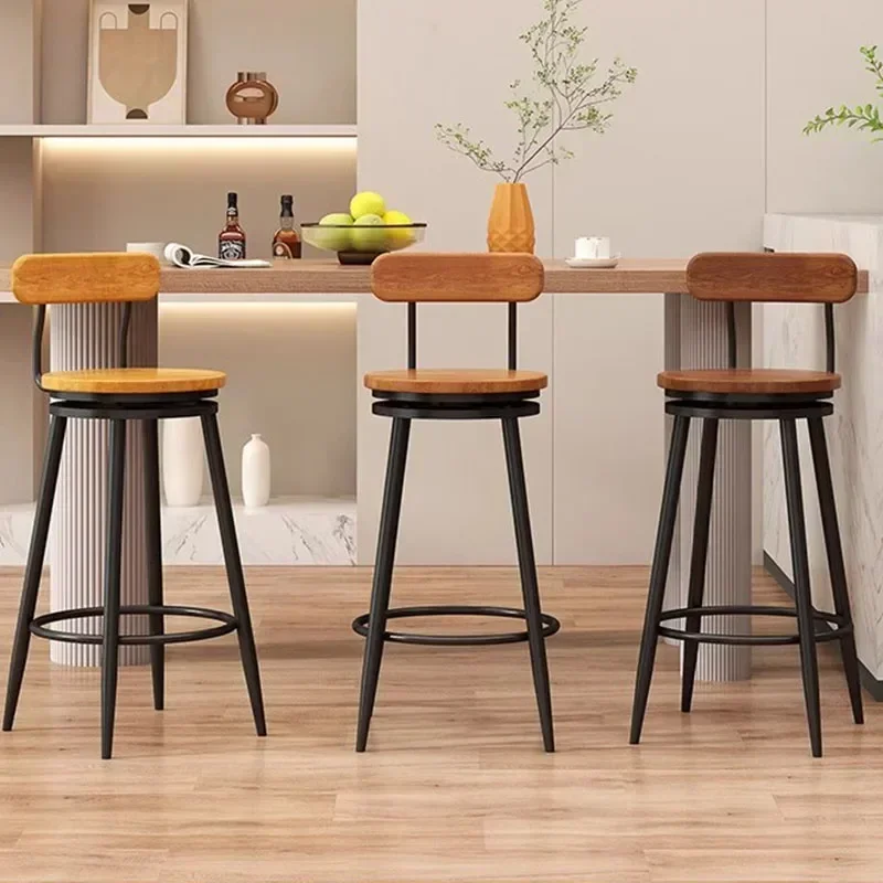 Барный стул дизайнерский современный для кухни и макияжа высокий завтрака