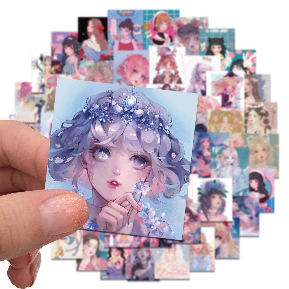 50 шт. декоративные наклейки для ноутбука и чемодана