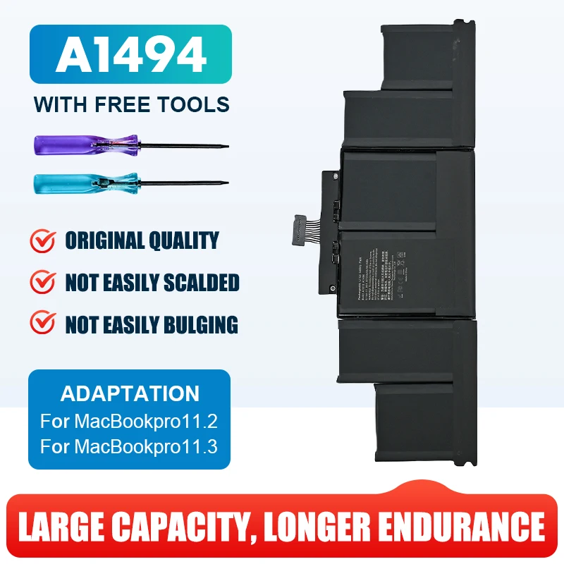 Высококачественный аккумулятор 8440 мАч A1494 для Apple Macbook Pro Late 2013/Середина 2014 A1398 ME293