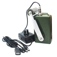 hand crank generator 30w 0 28v high power for outdoor mobile phone computer emergency power with usb plug
