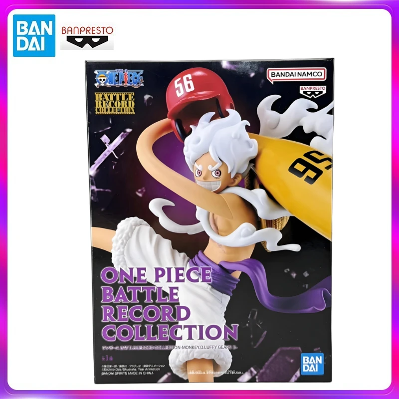 Фото В наличии: Оригинальная аниме-фигурка Bandai Banpresto One Piece Battle Record Collection Monkey D. Luffy, модель, игрушка, подарок TT №1