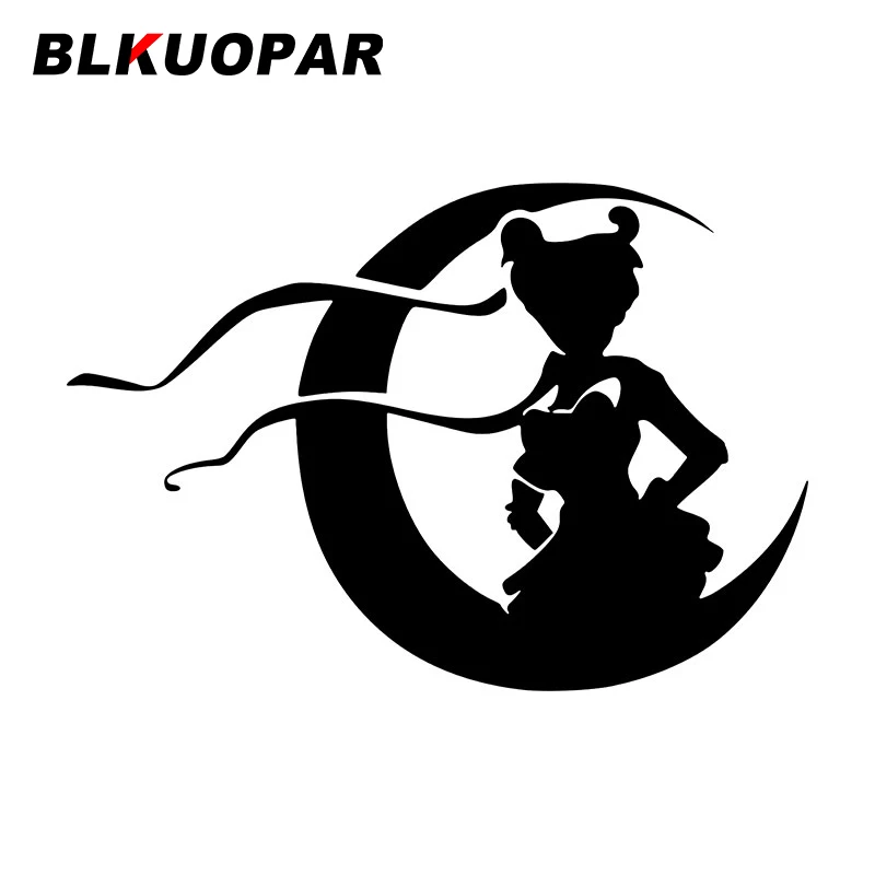 

BLKUOPAR аниме девушка автомобильные наклейки водостойкие аниме виниловая графика лазерные наклейки устойчивые к царапинам голографические автомобильные протекторы