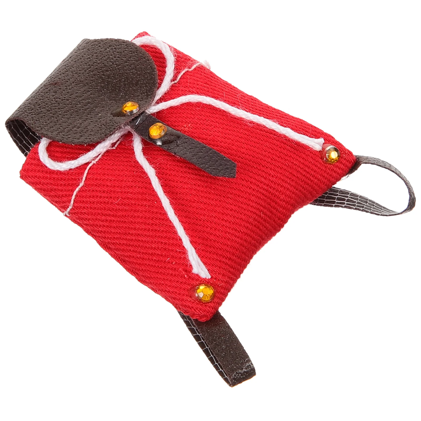 

Backpack Miniature Bag Mini Dollhouse Backpack Dollhouse Supply for Kids(1:12)