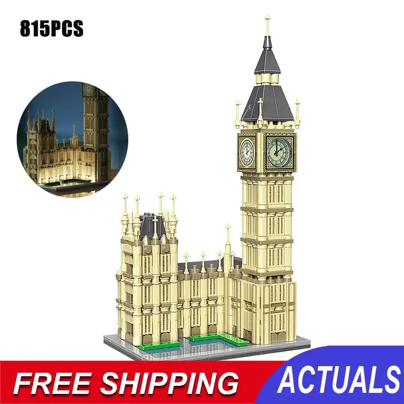 

World Famou Elizabeth Clock Tower City Architecture Building Blocks England Architecture City Streetview London Big Ben Bricks