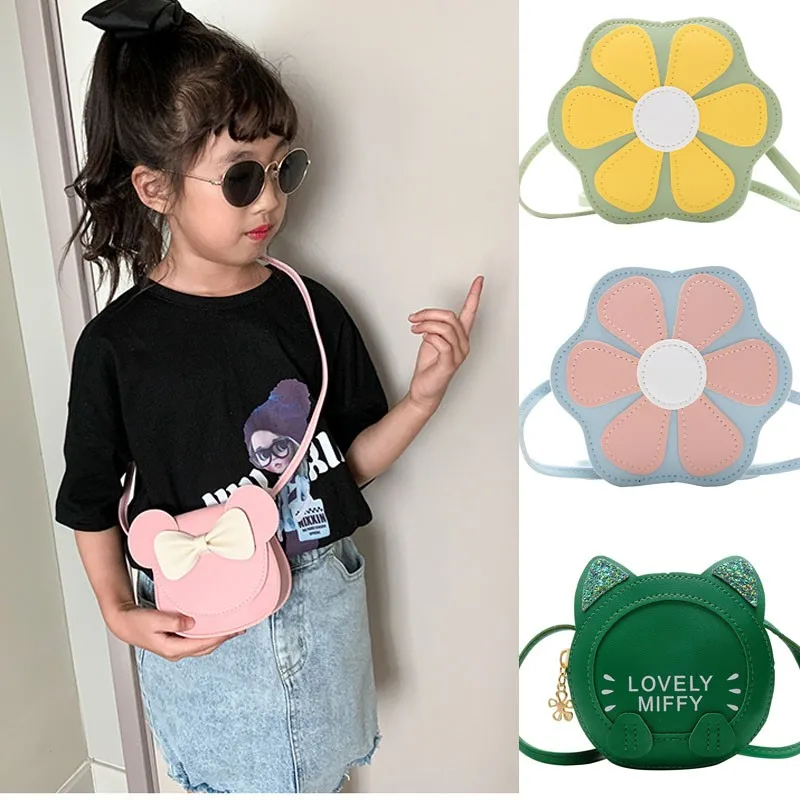 

NEW Children Toddler Baby Girls Princess Shoulder Bags Handbag Toddler Mini Cute Bow Tie Messenger Bags 13 Colors Cross-Body Bag
