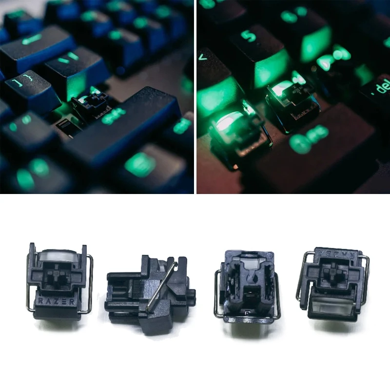 

Новые линейные оптические переключатели DIY Clicky для Huntsman Elite Kit черная Механическая игровая клавиатура с горячей заменой