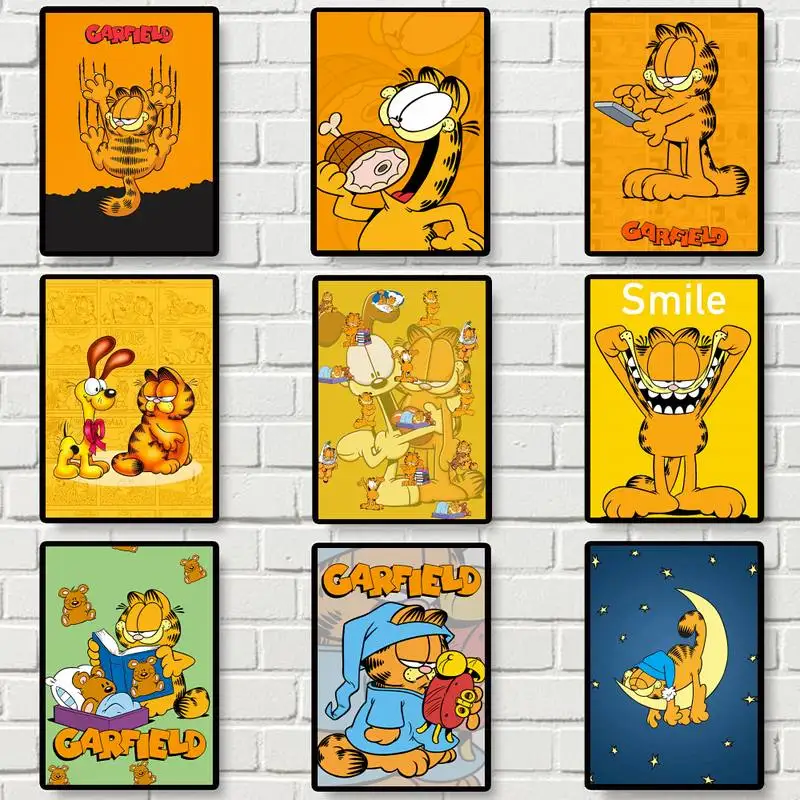 

Cute cat-G-Garfields funn POSTER Posters Prints Wall Pictures Living Room Home Decoration