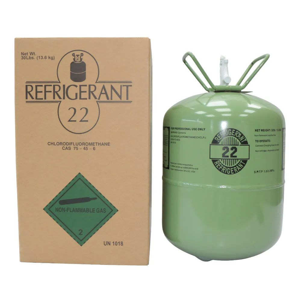 

Steel Cylinder Packaging R22 Refrigerant for Refrigeration Equipment for Air Conditioners 30Lb