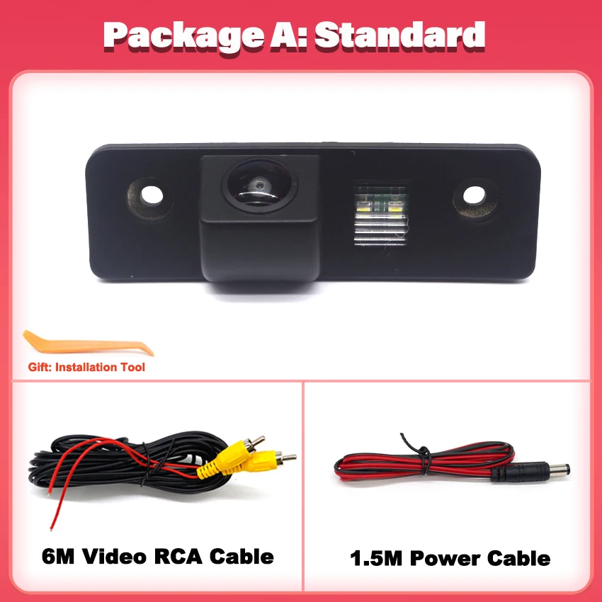 

Камера заднего вида CCD HD AHD «рыбий глаз» для Ford Fusion Hatchback 2005 2006 2007 2008 2009, автомобильный резервный монитор заднего вида для парковки