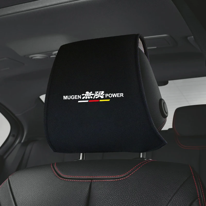 Автомобильный чехол на подголовник Автомобильная подушка сиденья для Honda Mugen Power