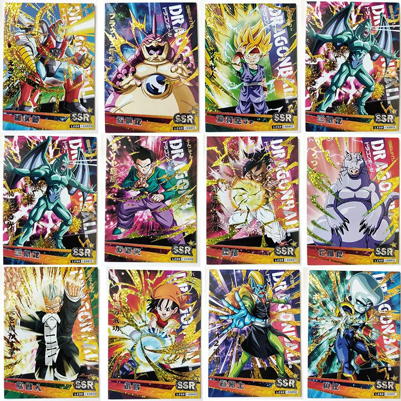 

Anime Dragon Ball Flashcards Son Goku Master Roshi Ssr Card Game Collection Rare Cards Children's Toys Surprise Birthday Gifts