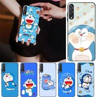 bandai anime doraemon phone case silicone case for huawei fundas y9 y7 y5 y6 prime 2019 y9s mate 30 20 10 lite 40 pro nova 5t