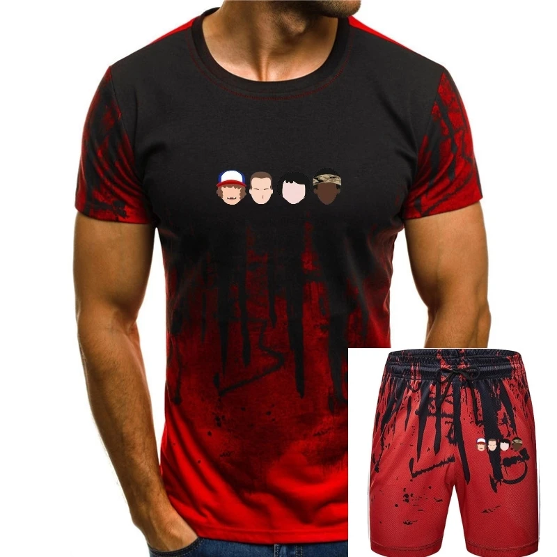 

Title: Stranger Faces Men T-Shirt - GIFT BOX SET STRANGER ELEVEN THINGS HORROR DVD
