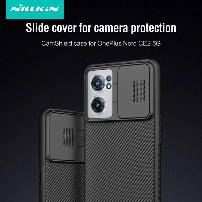 

Чехол для OnePlus Nord CE 2 5G, чехол для защиты объектива камеры, чехол для слайда, конфиденциальности, задняя крышка NILLKIN CamShield, чехол для One Plus CE 2