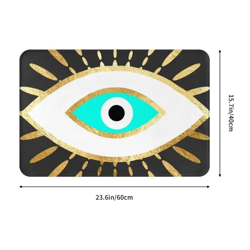 Входной Коврик Hamza Из Золотой Фольги Противоскользящий Напольный Для Кухни