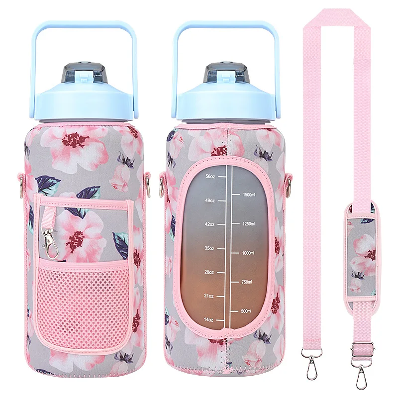 Covers Motivational Water Bottles Holder Bag Thermos Bottle 