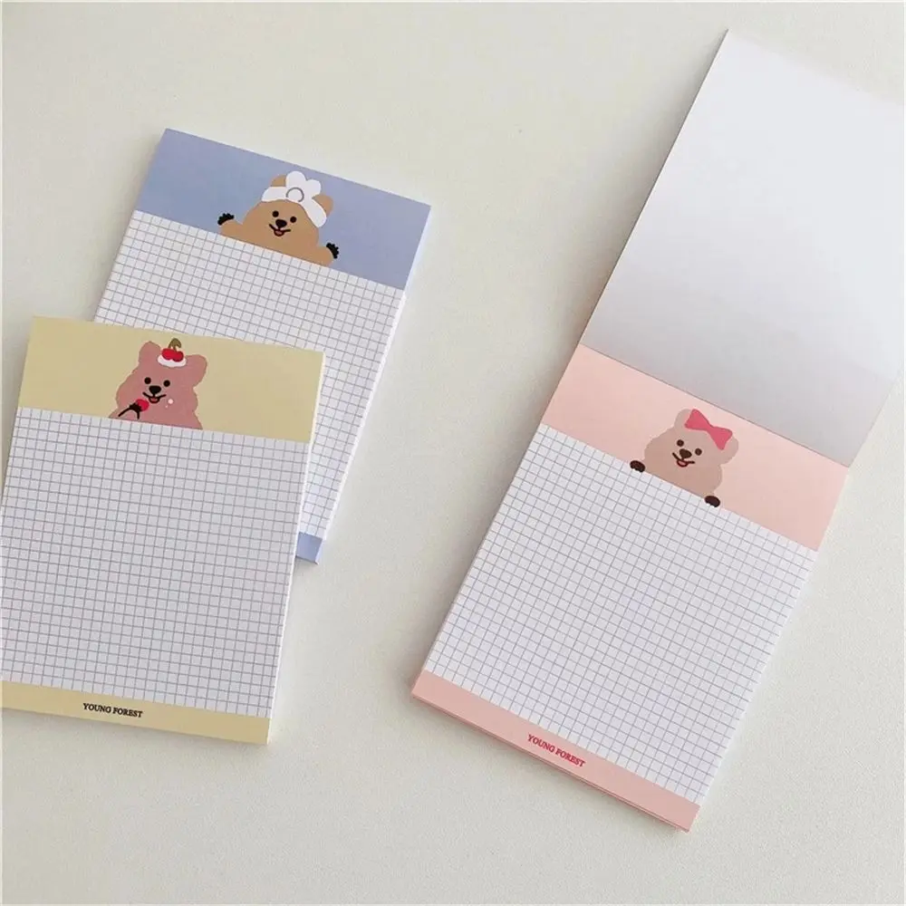 

Блокнот для заметок с мультяшным медведем, 50 листов