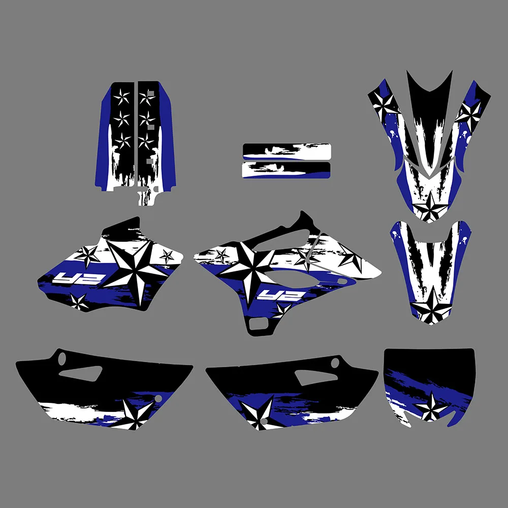 New Style Motorcycle Sticker For Yamaha YZ85 YZ 85 2015-2020 2016 2017 Full Graphics Background Decal Protect Stickers Cutomize