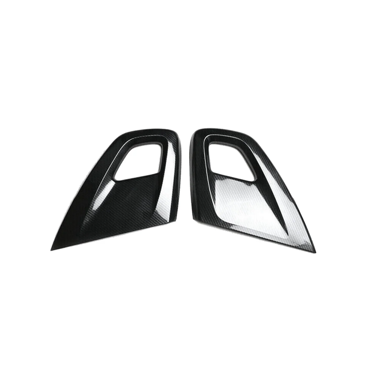 

Carbon Fiber Car Interior Door Armrest Pull Handle Protective Cover Trim for Hyundai Veloster 2011-2017