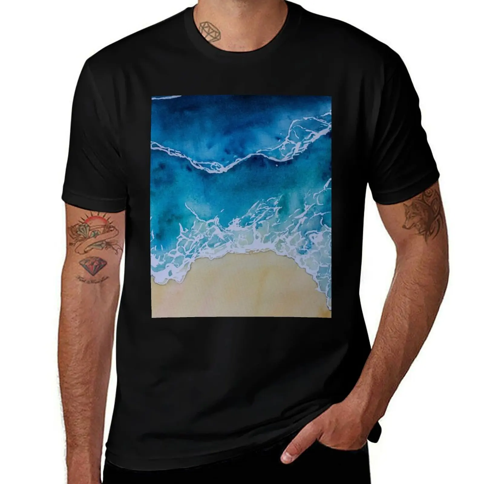 Футболка Bondi Beach одежда больших размеров спортивные фанаты большие размеры белые