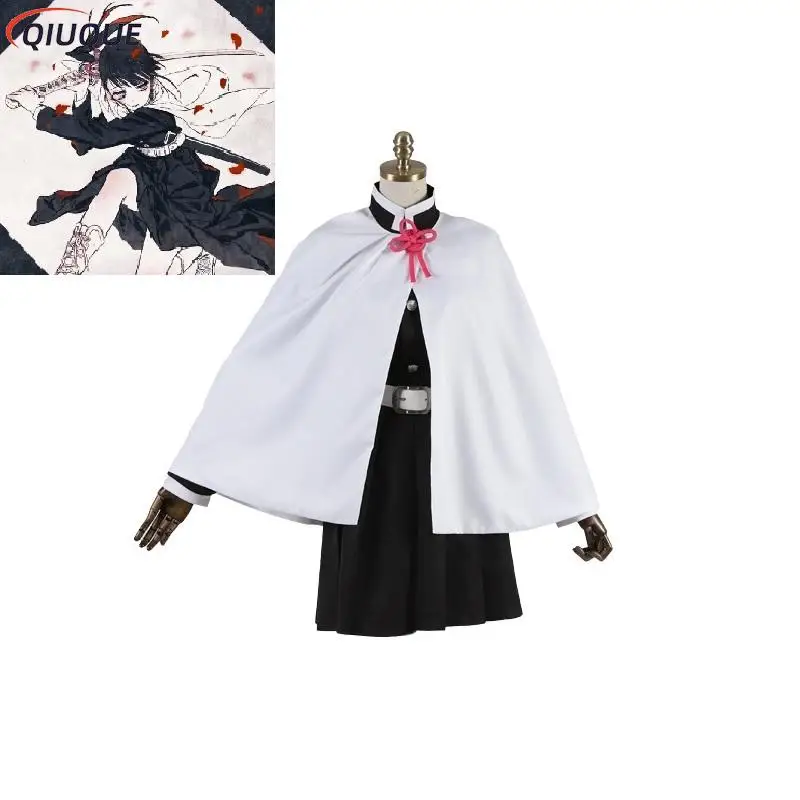

Anime Demon Slayer Cosplay Costume Kimetsu no Yaiba Kanao Tsuyuri Kanawo Kimono Outfit Women Halloween Costumes