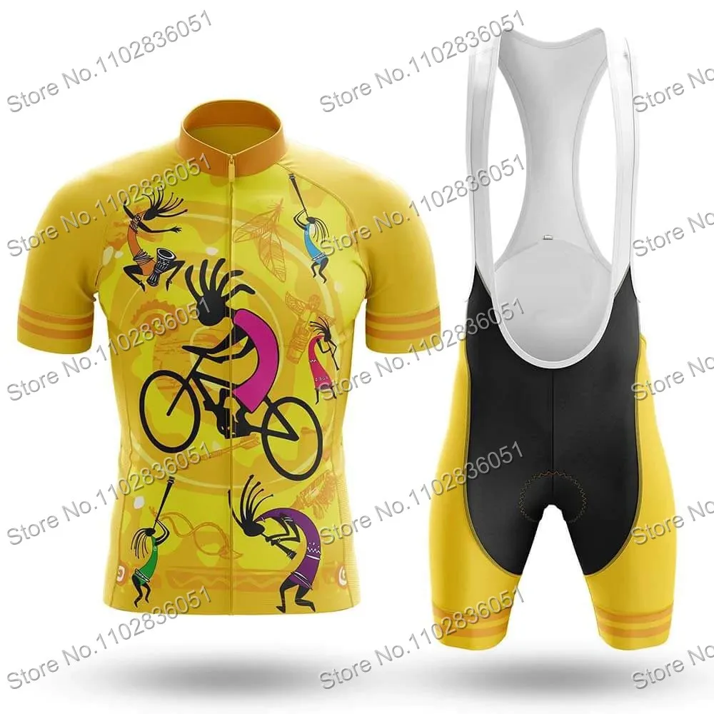 2024 набор велосипедных Джерси Kokopelli мужские летние комплекты одежды для
