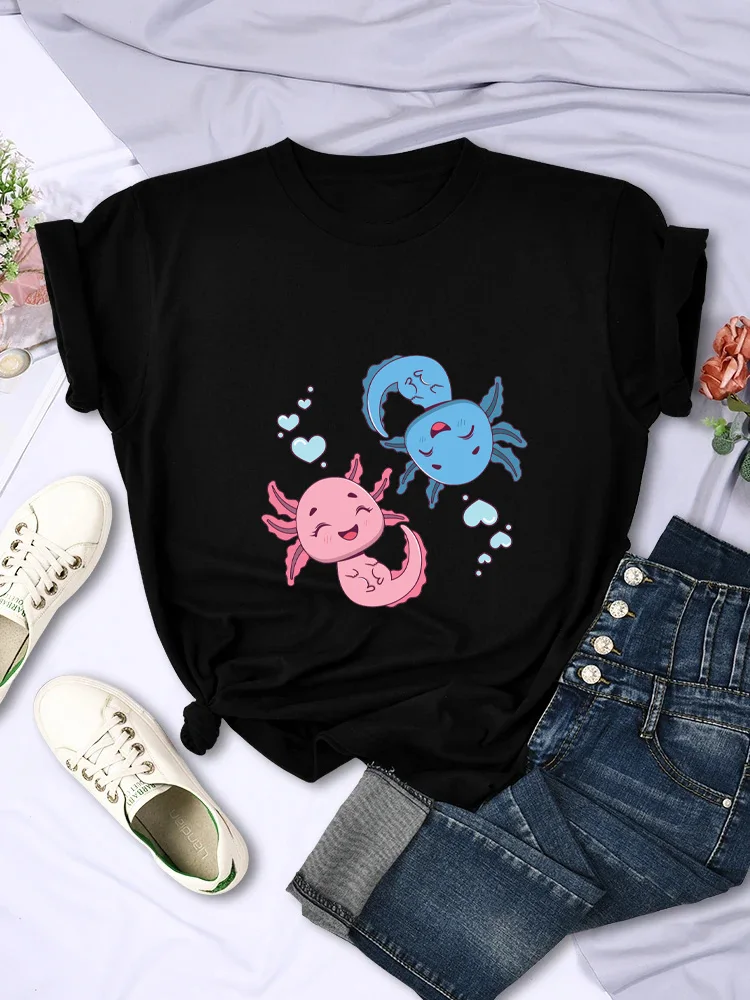 Женская и мужская футболка с коротким рукавом в стиле Харадзюку