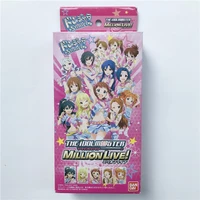 bandai genuine the idolmster millon live action figure chihaya kisaragi miki hoshii anime card game collection toys