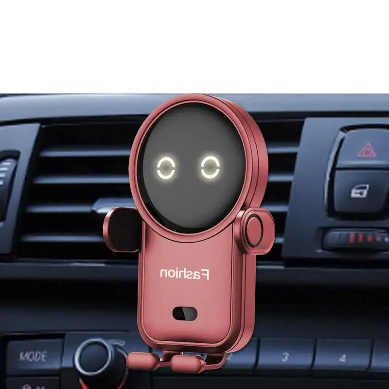 

Wireless Car Charger Mount Qi Fast Charging Auto-Clamping Auto Mount Windshield Dash Air Vent Phone Holder Stand Car Interior