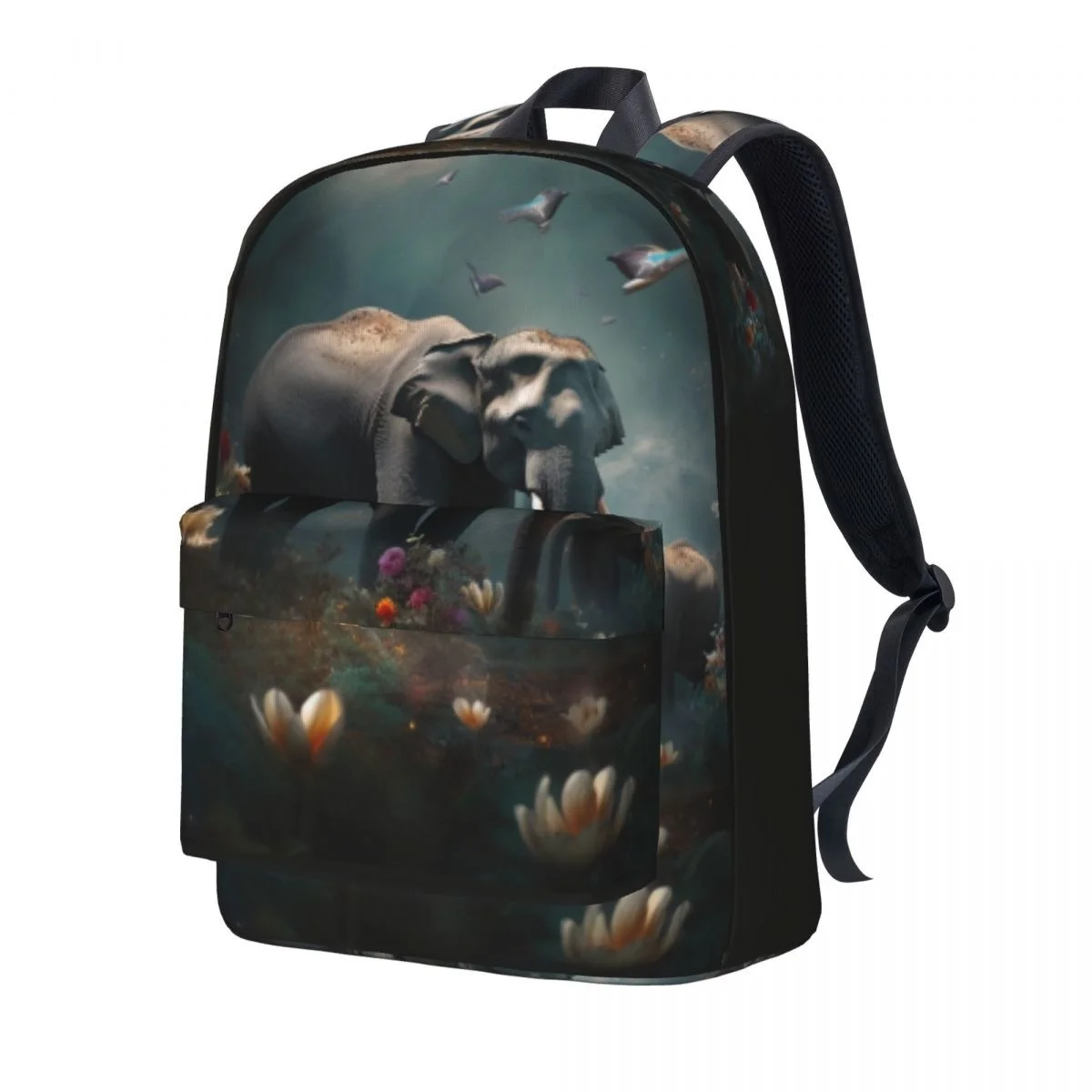 

Elephant Backpack Boy Magic Kingdom Durable Backpacks Polyester Cool School Bags Travel Design Rucksack