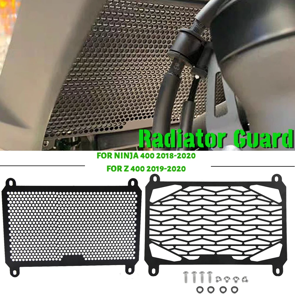 

Motorcycle Radiator Guard Protector Grille Cover Accessorie For Kawasaki Z400 Ninja 400 Z 400 Ninja400 2019 2020 2021 2022 2023