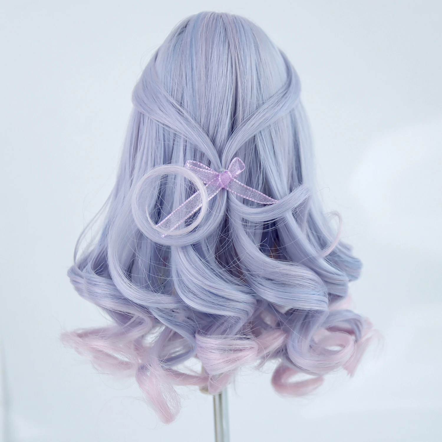 Парики для кукол 1/4 7-8 дюймов длинные волосы высокотемпературный шелк BJD/ SD/Smart