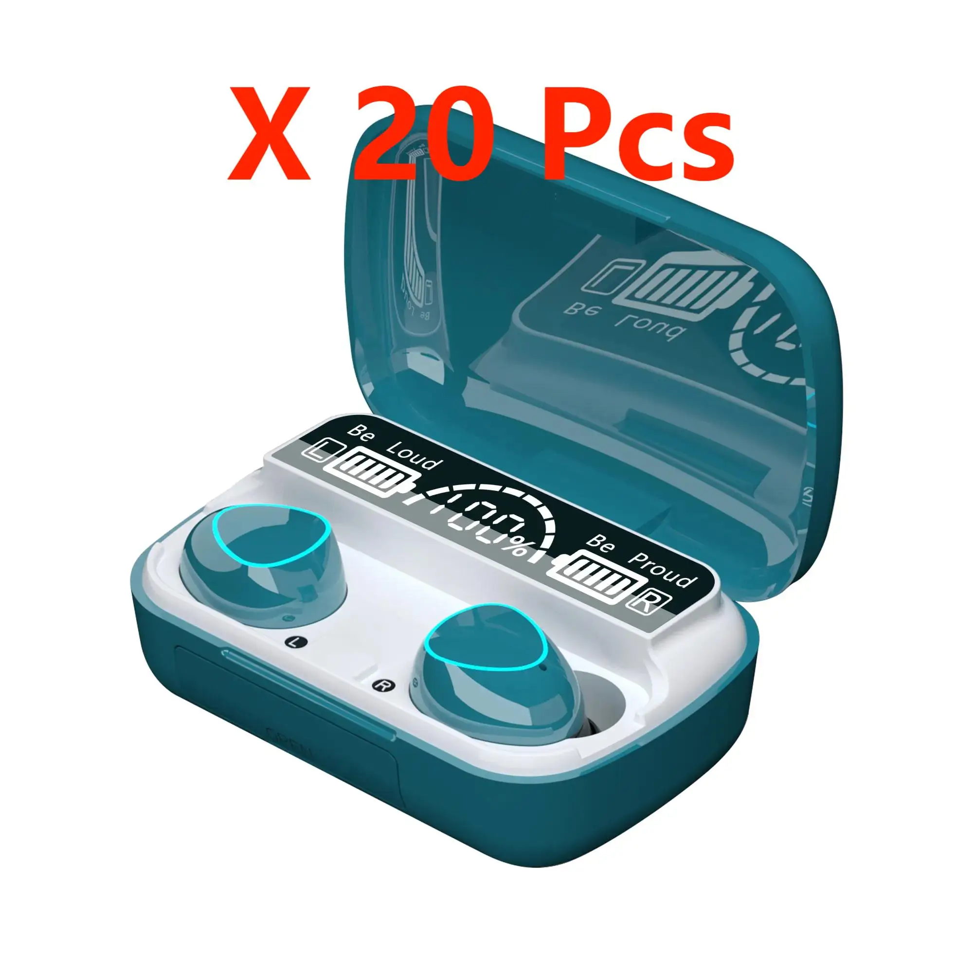 

M10 Wireless Headphone Bluetooth Earphones Waterproof Earpieces Sport Earbuds For Huawei Iphone OPPO Xiaomi TWS Music Headset