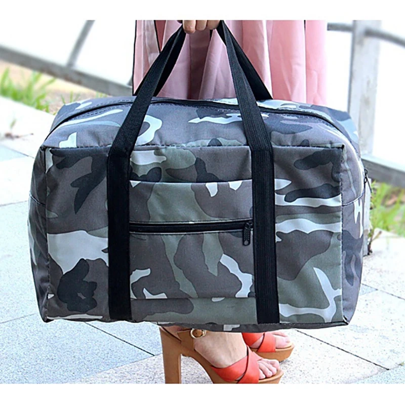 Men Women Storage Travel Bag Waterproof Durable Oxford Tote Bag Carry On Handbag Luggage Pouch Suit For Trolley Case Bag XA584F