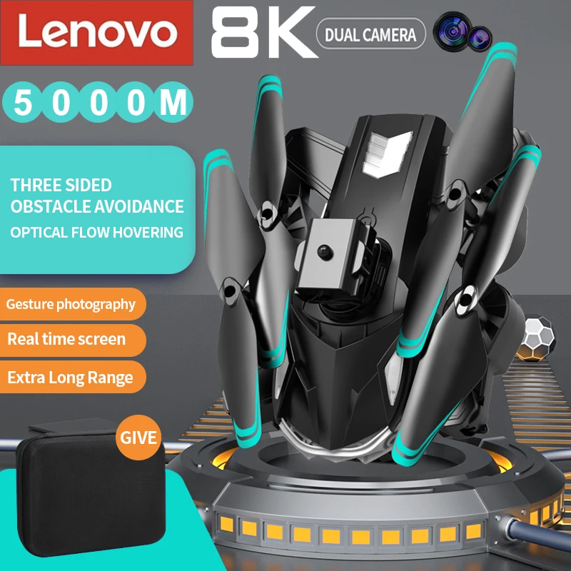 

Lenovo 109L Drone 8K GPS Professional HD Aerial Photography Dual-Camera Omnidirectional Obstacle Avoidance Quadrotor 5000M Toy