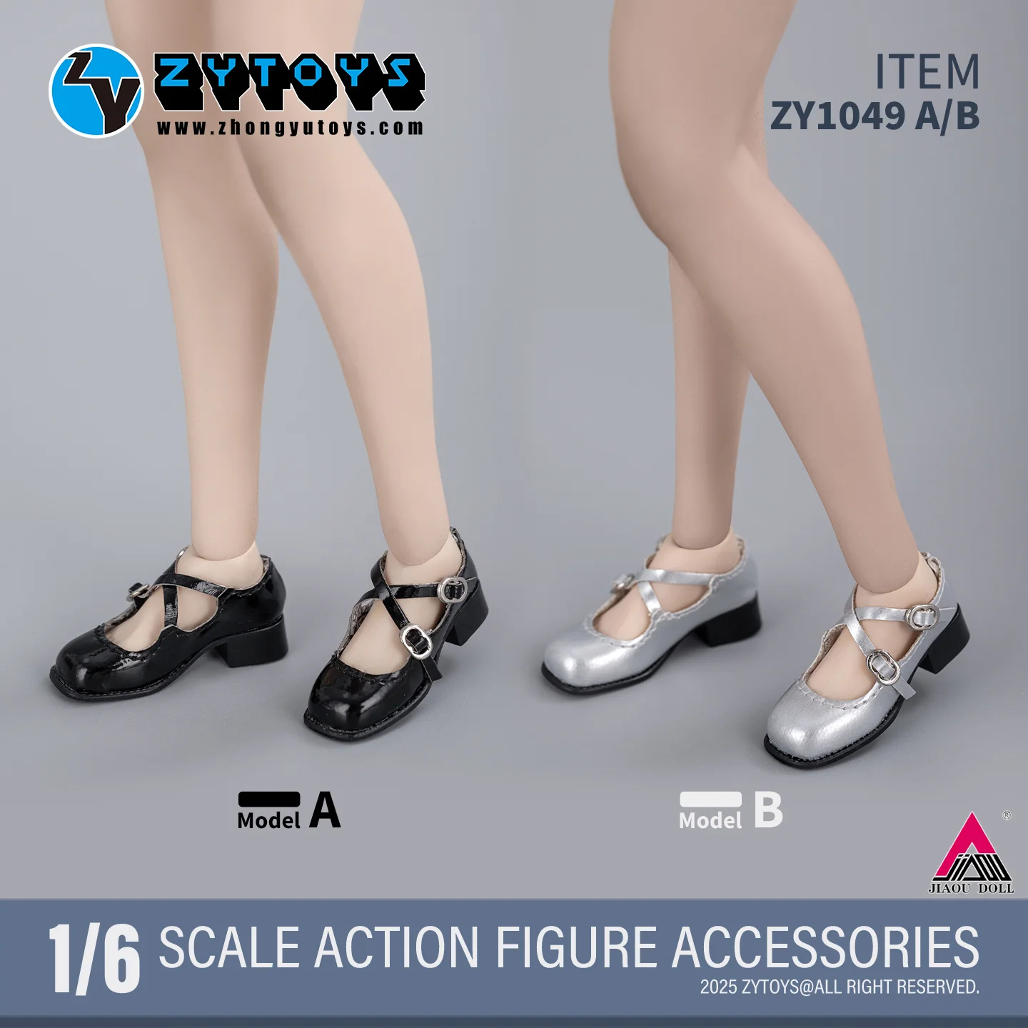 Фото ZYTOYS ZY1049 1/6 Балетки с круглым носком в японском стиле JK Shoes Модель подходит для 12 дюймов ZY-B008 009 Женский солдат Фигурки Куклы №2