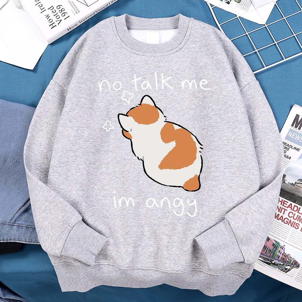 Мужская и женская толстовка с принтом Teekossc No Talk Me I Anay