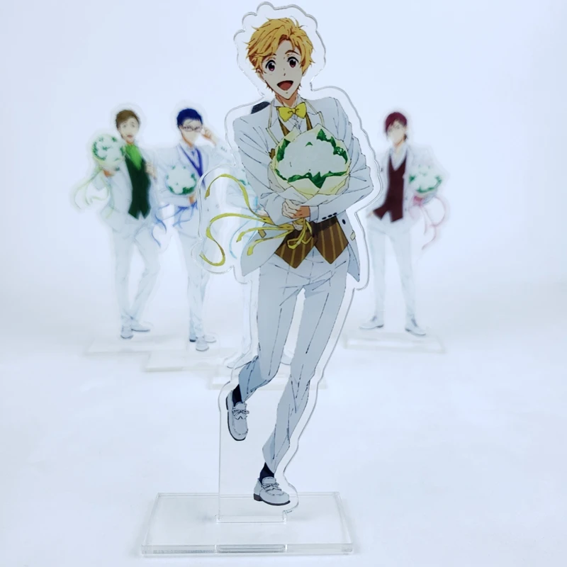 Anime Free! Iwatobi Swim Club Haruka Nanase Makoto Manga Acrylic Stand Figure Desktop Decor Collection Model Doll Gifts