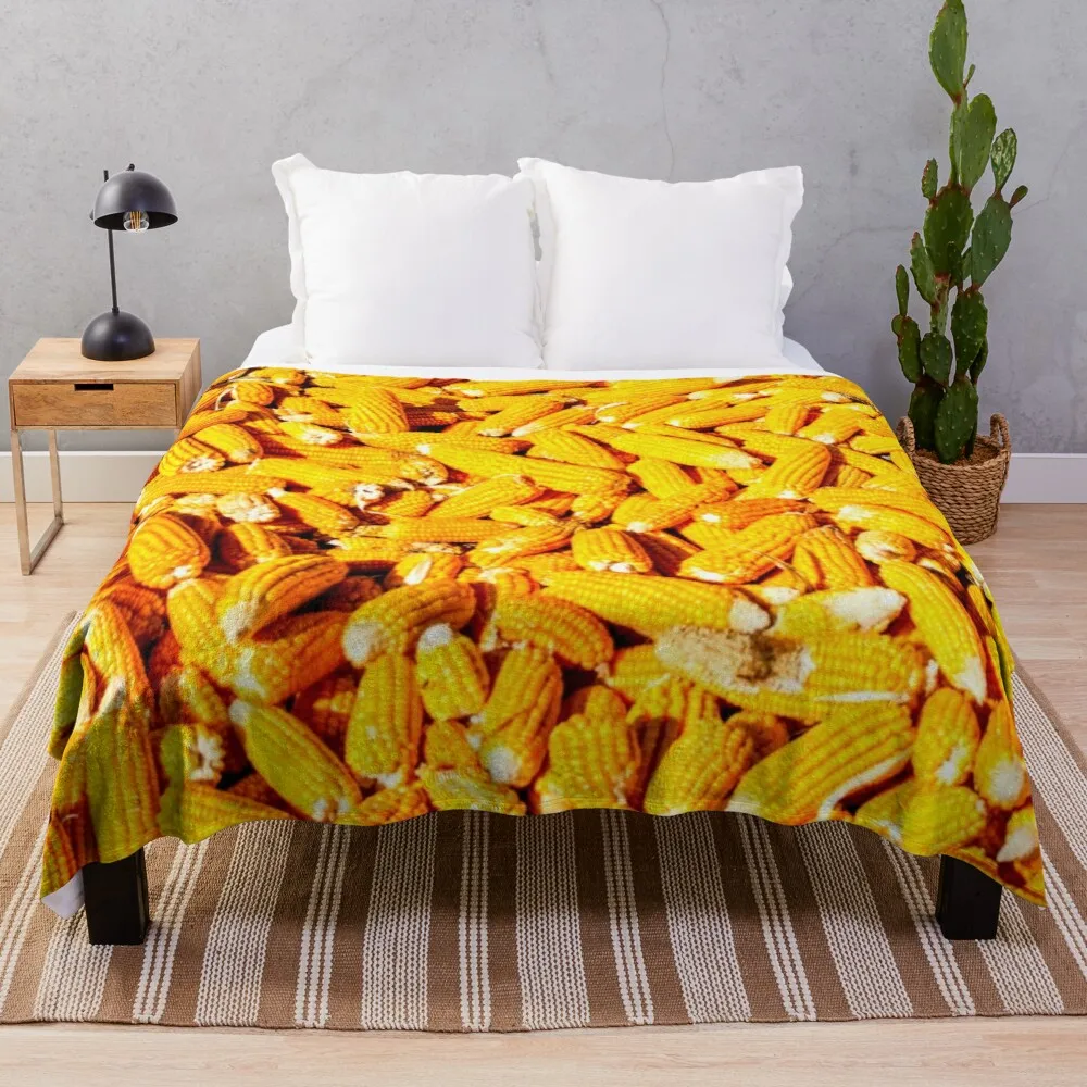 

Corn on the CobThrow Blanket Vintage Blanket