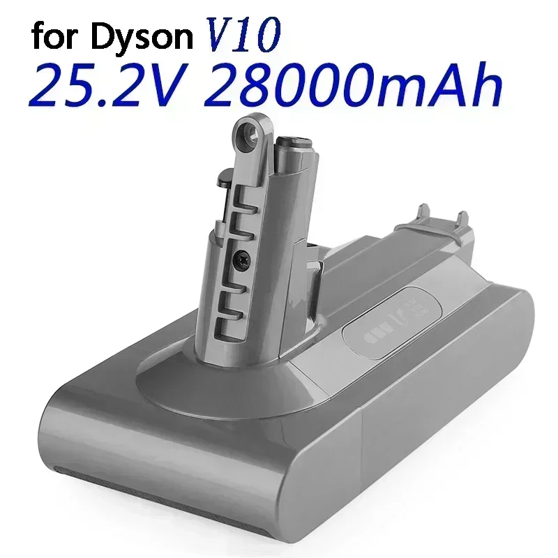 Фото НОВЫЙ Аккумулятор 25.2V 12800mAh, сменный аккумулятор для беспроводного ручного пылесоса Dyson V10 Absolute, Dyson V10 №1