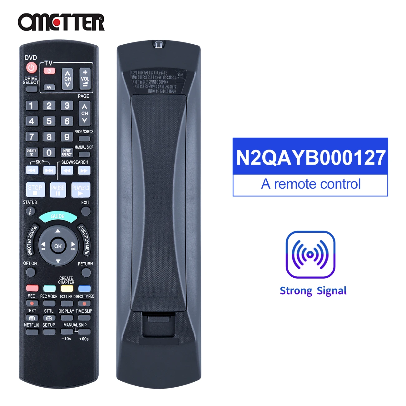 

New N2QAYB000127 Suitable for Panasonic DVD Burner Remote Control DMR-XS350 DMR-XS350EB N2QAYB000332 DMR-EH685 DMR-EH770