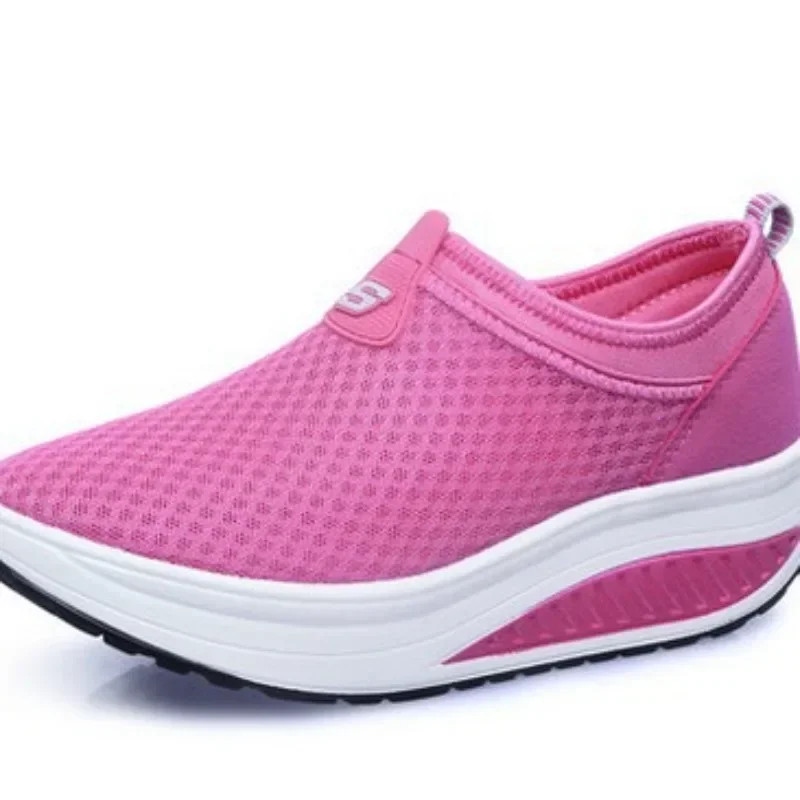 Женская спортивная сетчатая обувь большого размера повседневная уличная одежда