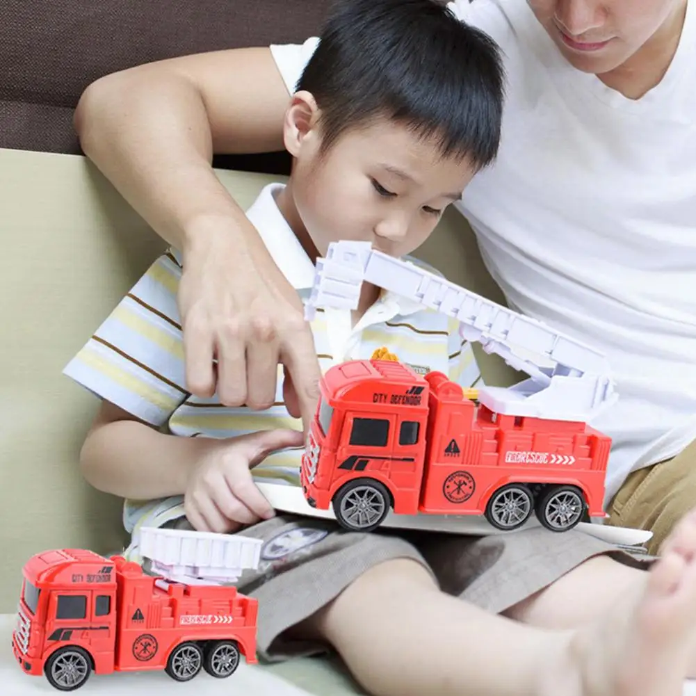 

Fire Truck Toy Set Children's Inertial Ladder Lift Sprinkler Toys for Boys Kids Toy Children Gifts Early Education Toy Model Car