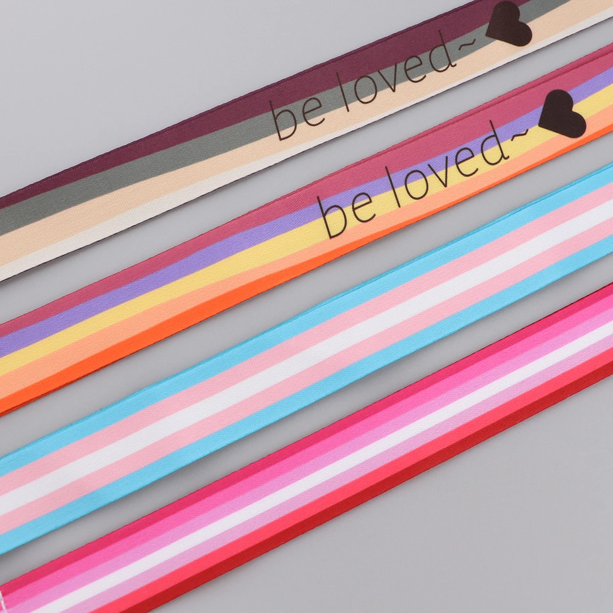 SP1480 Rainbow Gay Credential Holder Keychain Neck Lanyard For Passport Card LGBT Credit Straps |