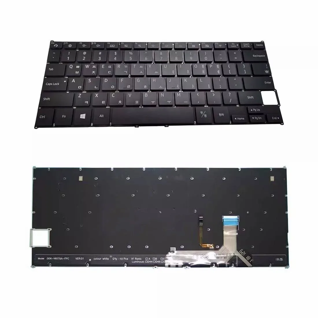 Корейская клавиатура с подсветкой 730XBE для ноутбука Samsung NP730XBE NP730XBV 730XBV