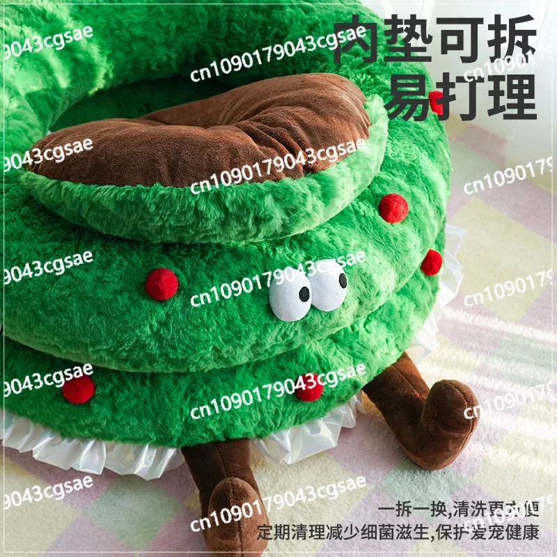 Рождественский венок Zeze кошачий туалет зимний теплый открытый зимняя теплая