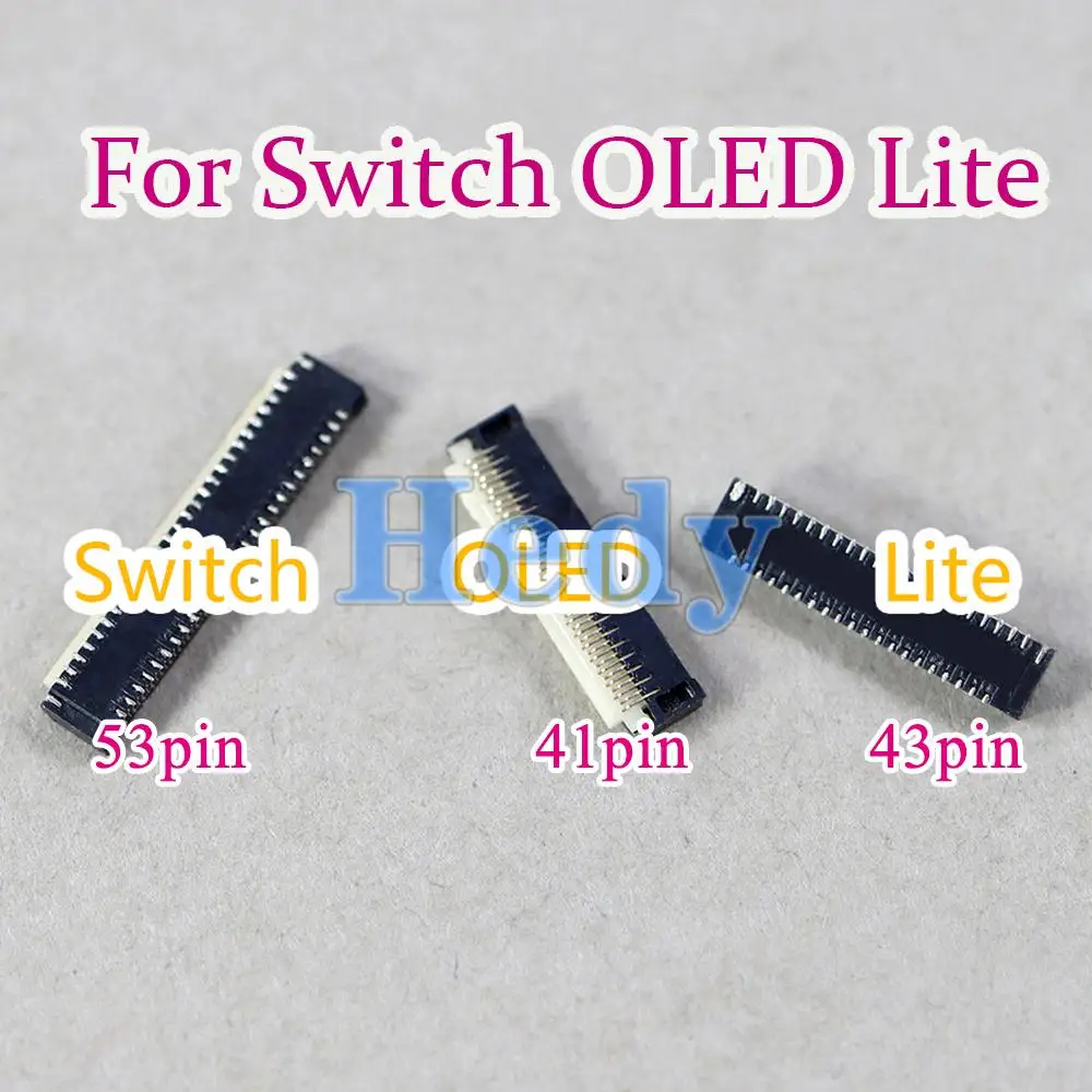 

10PCS Motherboard LCD Display Screen Flex Cable Clip Ribbon Connector Socket For Nintendo NS Switch Lite OLED Console